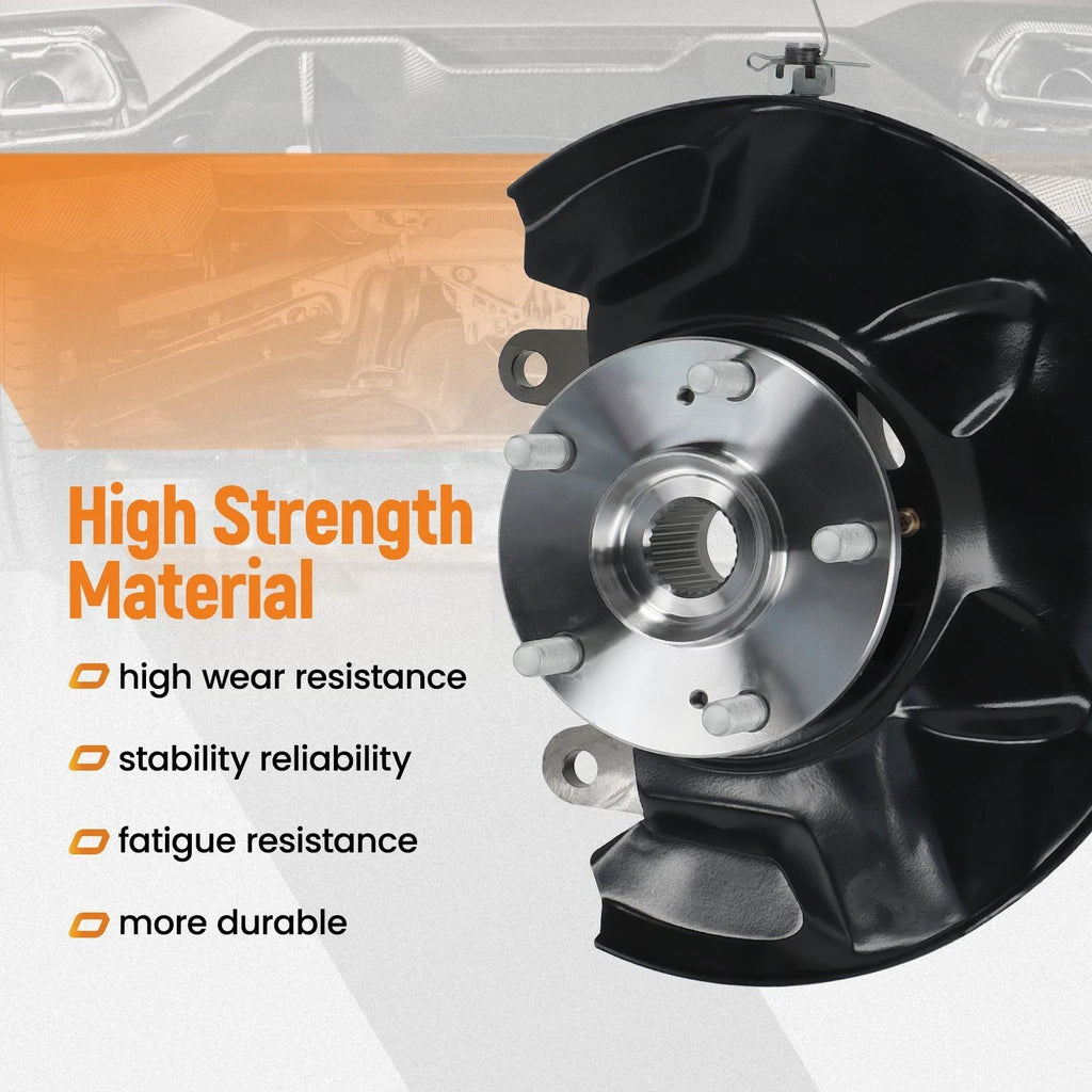 Front Steering Knuckle & Wheel Hub Bearing Assembly for Honda Accord (2013–2015)