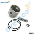 Piston & Ring Set for Evinrude Johnson 65-140HP Outboard (100-110k)