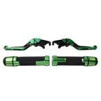 Folding Extendable Brake Clutch Levers Grip Set for Kawasaki ZX10R/SE (2016-2023)