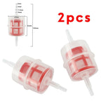 2X Inline Fuel Pipe Filter for Diesel Hose 6/8mm Replacement