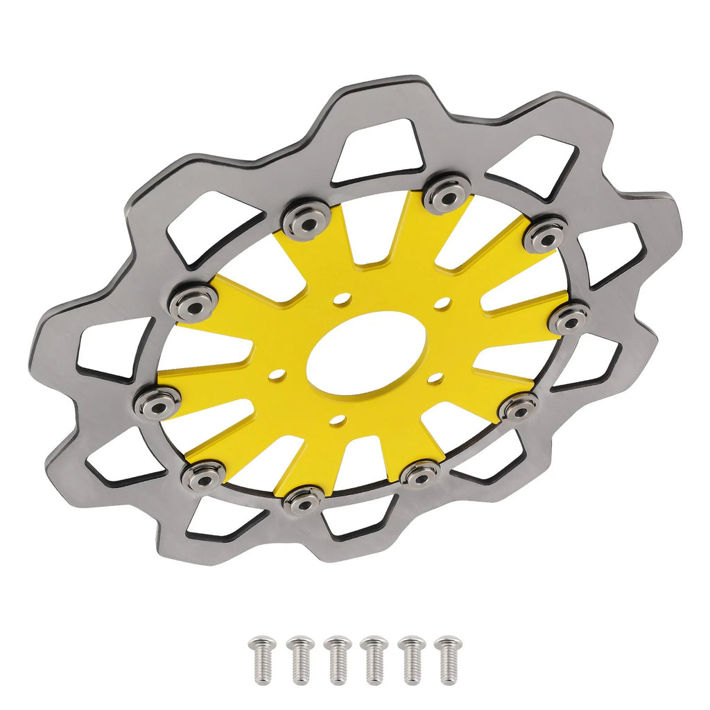299mm Front Brake Disc Rotor for Harley Trike Road King (2009–2019) Yellow