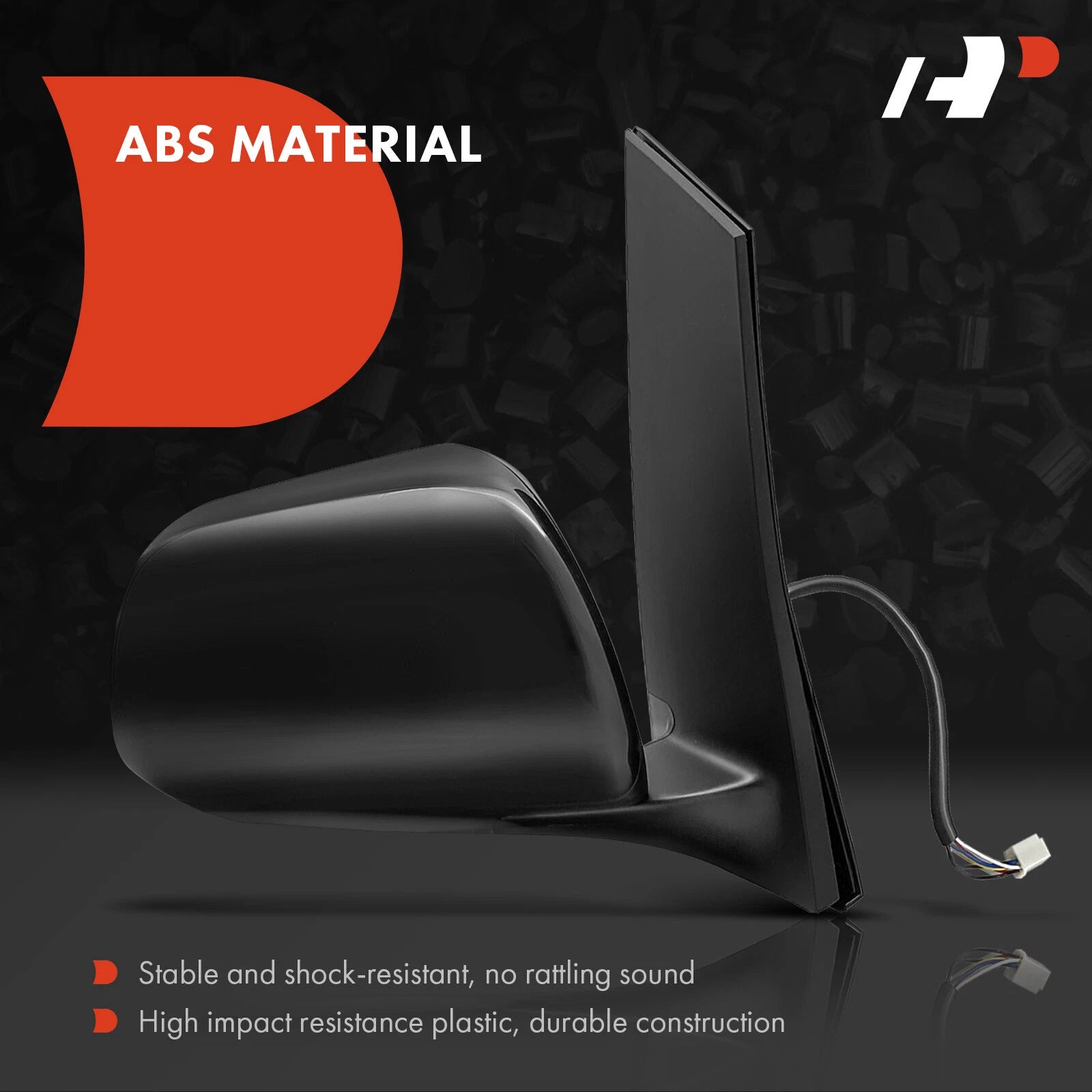 Passenger Power Mirror w/Power Fold Blind Spot for Toyota Sienna (2013–2017)