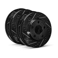 Set of 4 Brake Discs for Honda Accord (Coupe)
