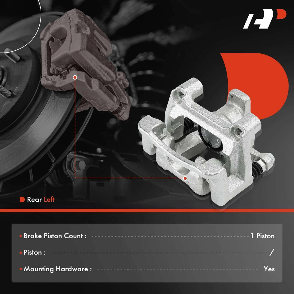 Rear Left Brake Caliper with Bracket for Kia Sportage (2017-2022)