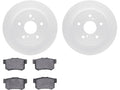 Rear Brake Pad and Rotor Kit for Suzuki Kizashi (2010–2013) NM851WB