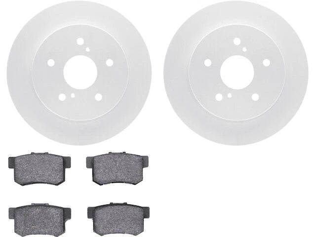Rear Brake Pad and Rotor Kit for Suzuki Kizashi (2010–2013) NM851WB