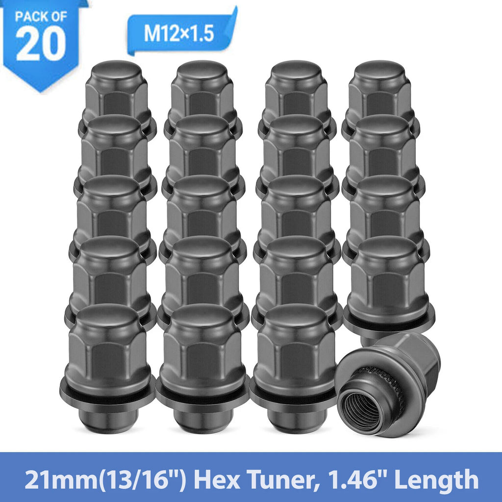 20PCS M12x1.5 Wheel Lug Nuts for Toyota (2010–2015)