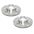 Set of 2 Front Brake Disc Rotors for Toyota Land Cruiser (1998–2007)