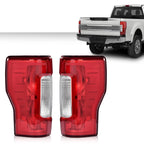 Set of 2 Tail Lights for Ford F250 F350 Super Duty (2017–2019)
