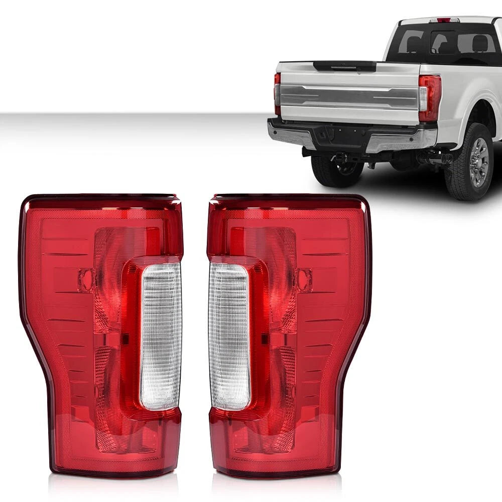 Set of 2 Tail Lights for Ford F250 F350 Super Duty (2017–2019)