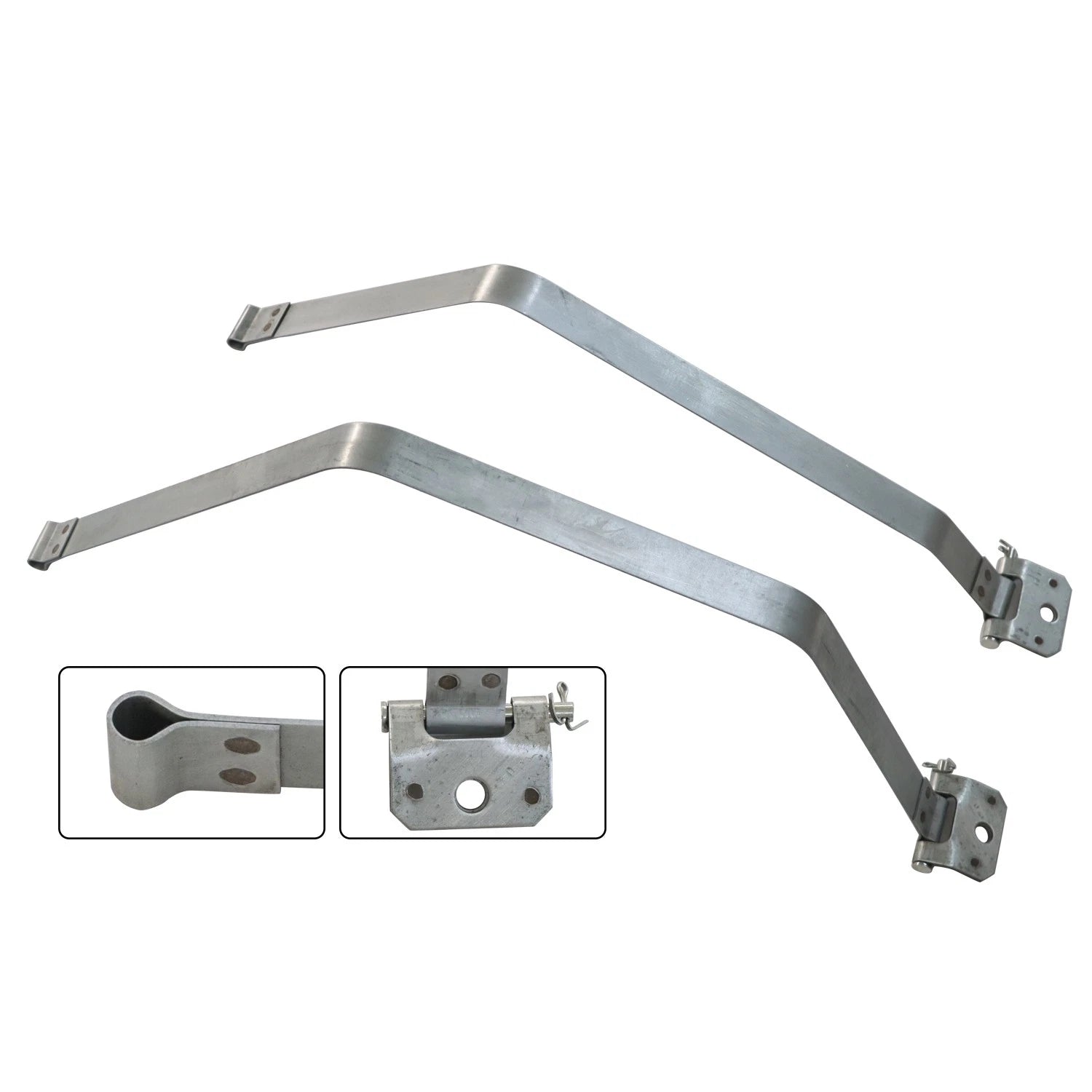 Set of 2 Fuel Tank Straps for Toyota Tundra 4WD (2000–2004) 7760334060 Gray