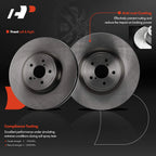 Front Disc Brake Rotors for Subaru BRZ, Impreza, Toyota 86 (2017–2020)