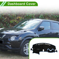 Dashboard Cover Mat for Nissan Juke F15 (2011–2019) Sun Protector Black Blue