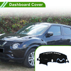 Dashboard Cover Mat for Nissan Juke F15 (2011–2019) Sun Protector Black Blue