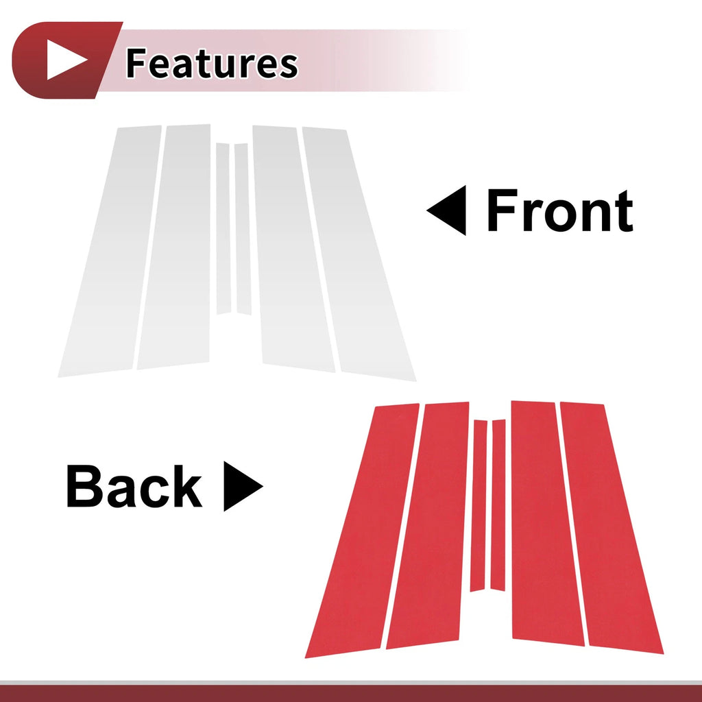 Door Pillar Window Trim for Chevrolet Sail (2015–2020) Silver Tone