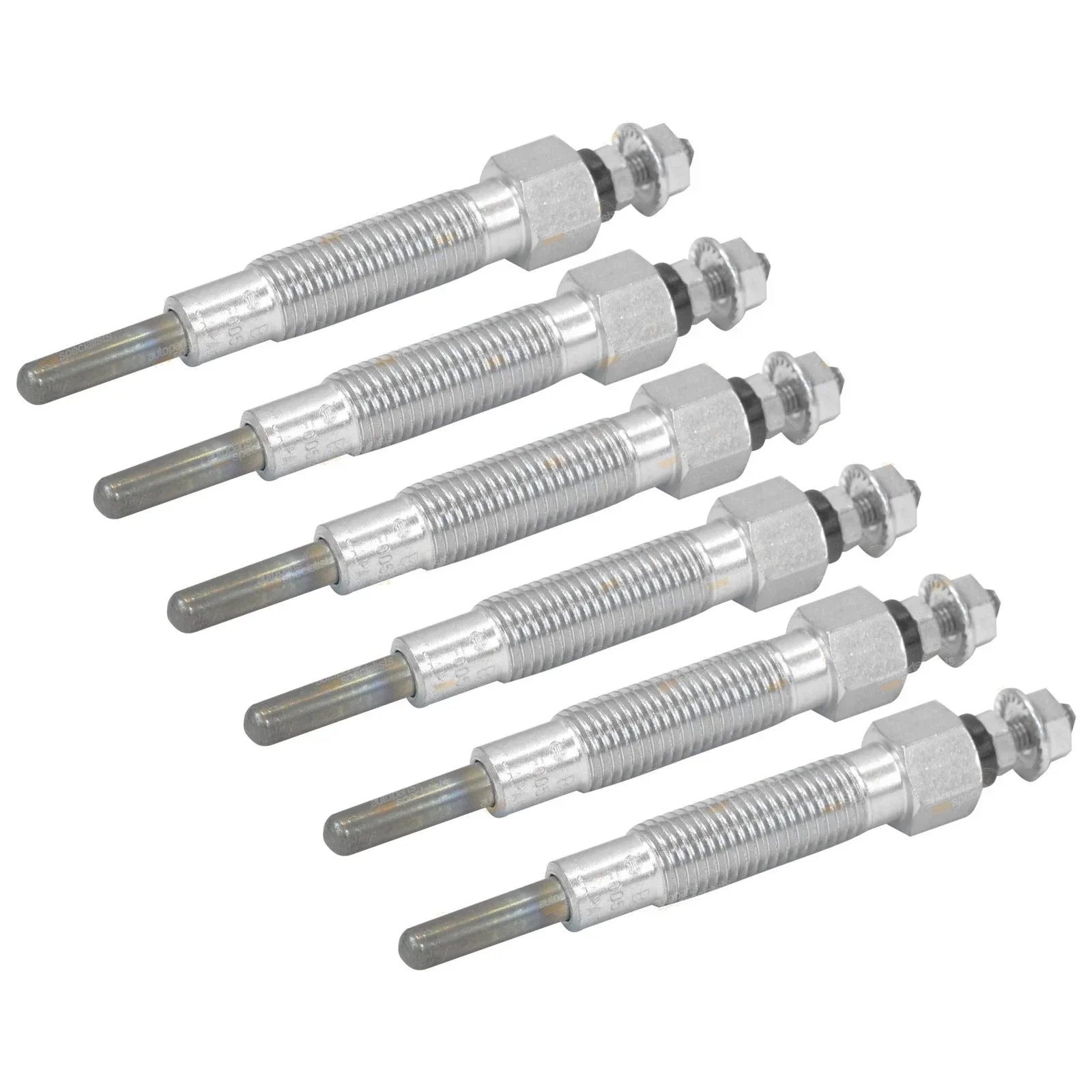 6 x Glow Plugs for Patrol GU Y61 (1999-2006) 4.2L TD42 TD42T Turbo Diesel