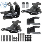 Set of 2 Leaf Spring Shackles & Brackets for Ford Ranger (1987-1996)