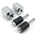 Set of 2 Chrome Bar Ends for Yamaha YZF-R6 (2006–2012), FJR 1300 (2003–2010), YZF-R1 (1998–2012)