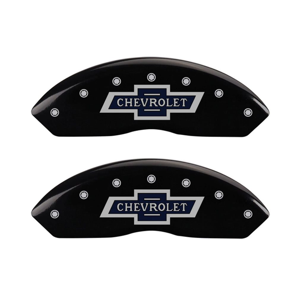 Black Caliper Covers Set for 100th Anniversary for 2015–2020 Chevy Colorado