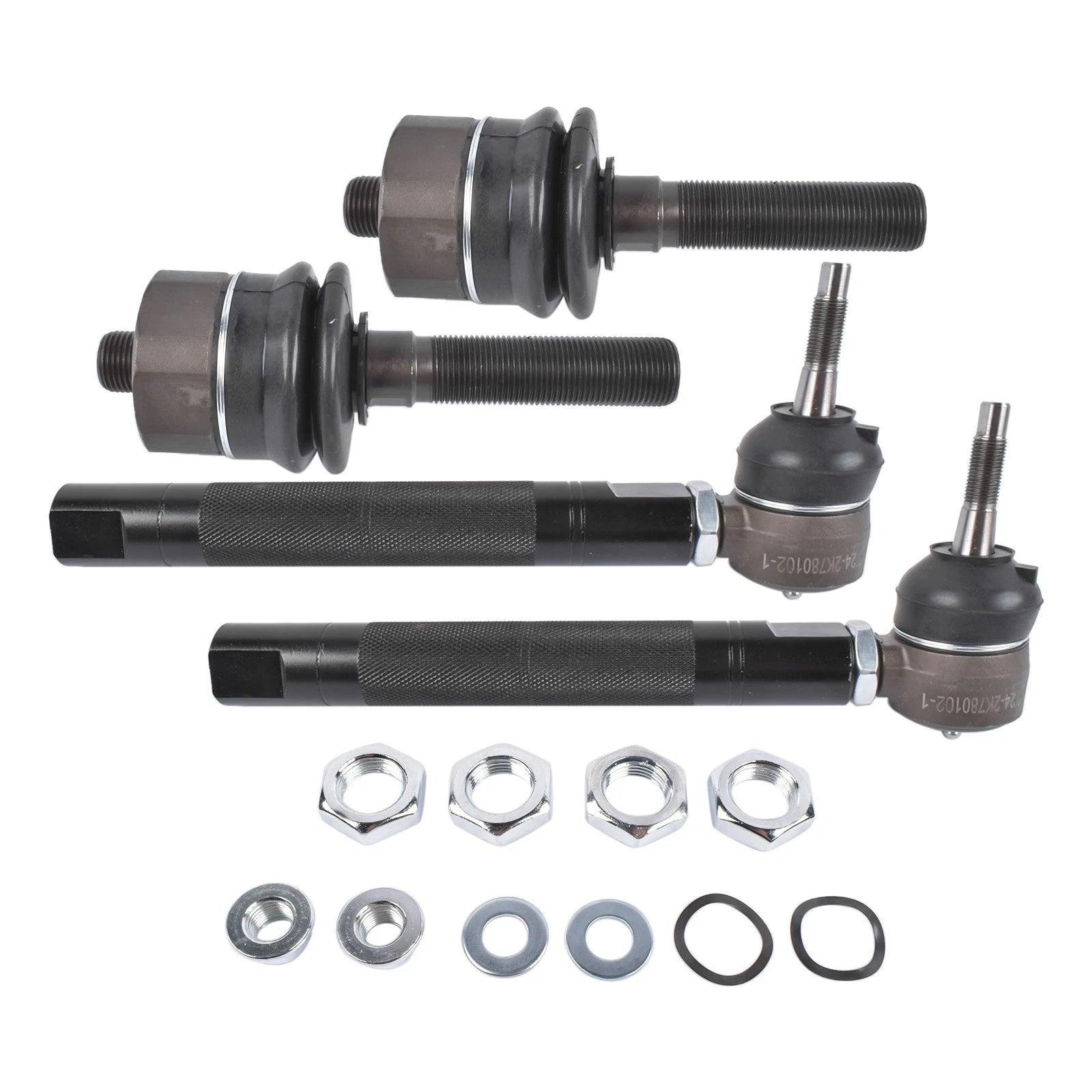 Front Tie Rods Inner & Outer for Chevy Silverado GMC Sierra 1500 2500 (1999–2007)