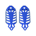 Universal Fork Dust Shock Absorber Spring Covers for ATV Off Road Blue