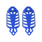 Universal Fork Dust Shock Absorber Spring Covers for ATV Off Road Blue