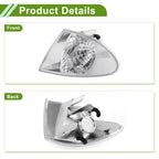 Left Corner Signal Light Cover for BMW 3 Series Clear