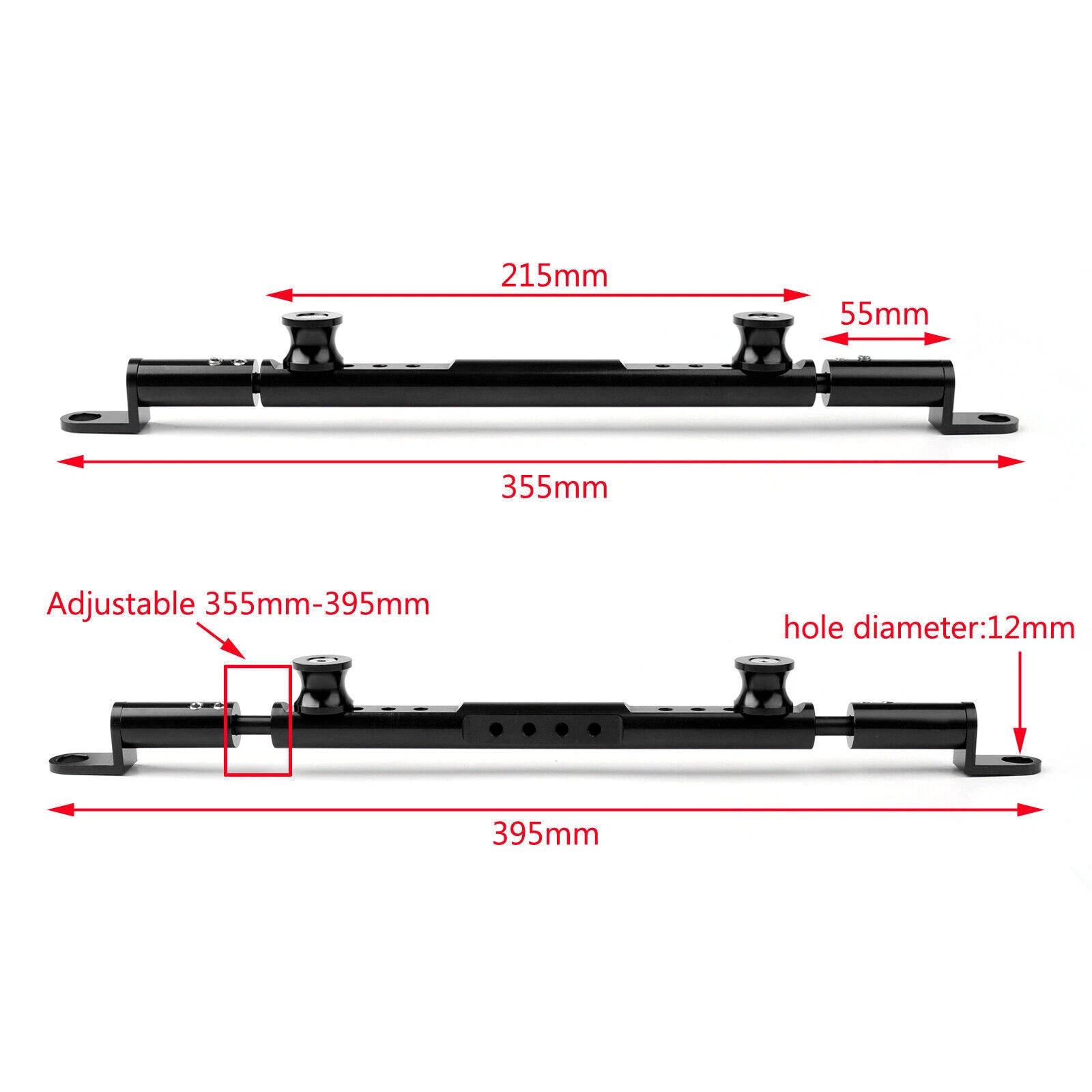 CNC Cross Bar Steering Damper Balance Lever for KYMCO XCITING 250 300 400 500 (T9)