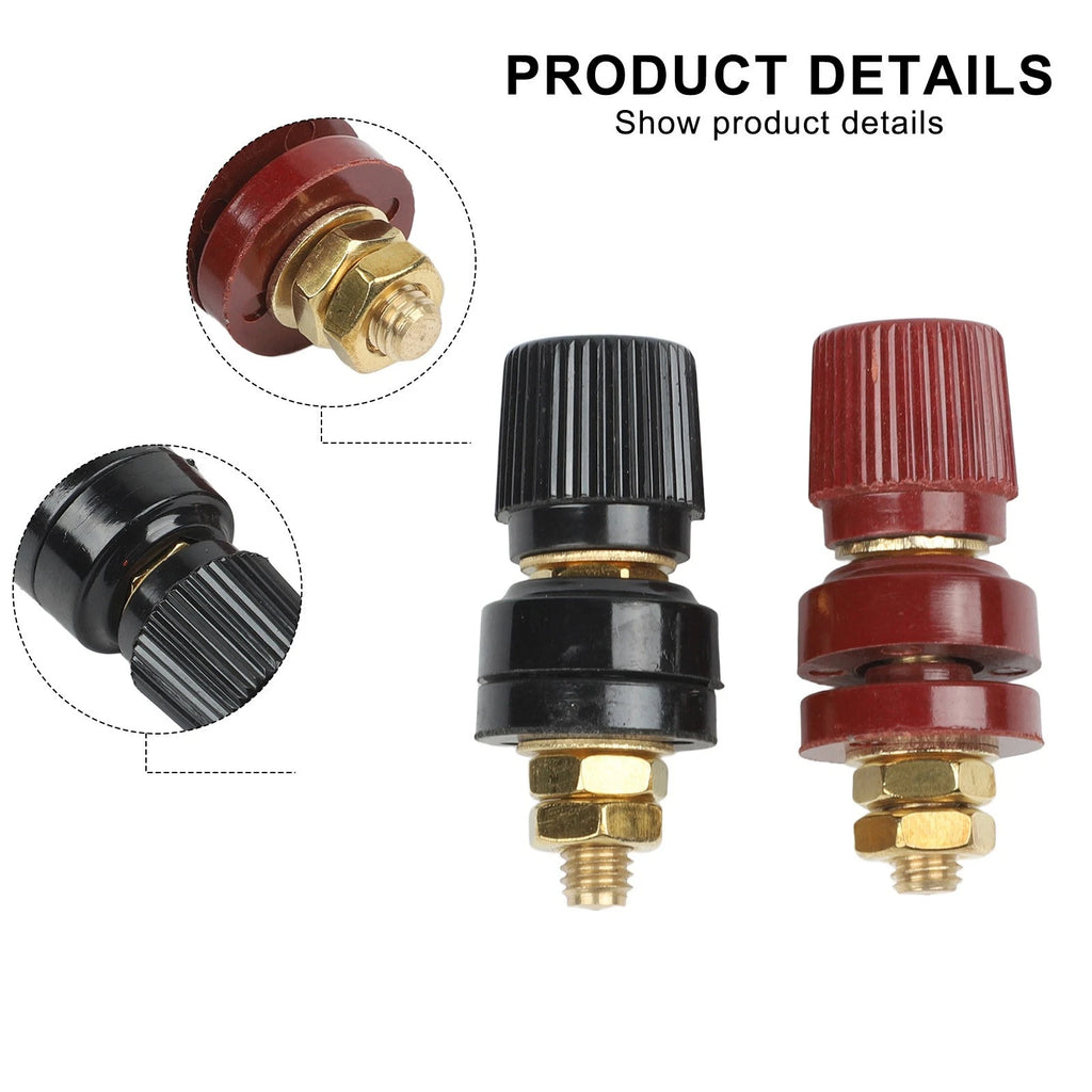 2PC M6 Thread Binding Posts for Welding Machines and Boats