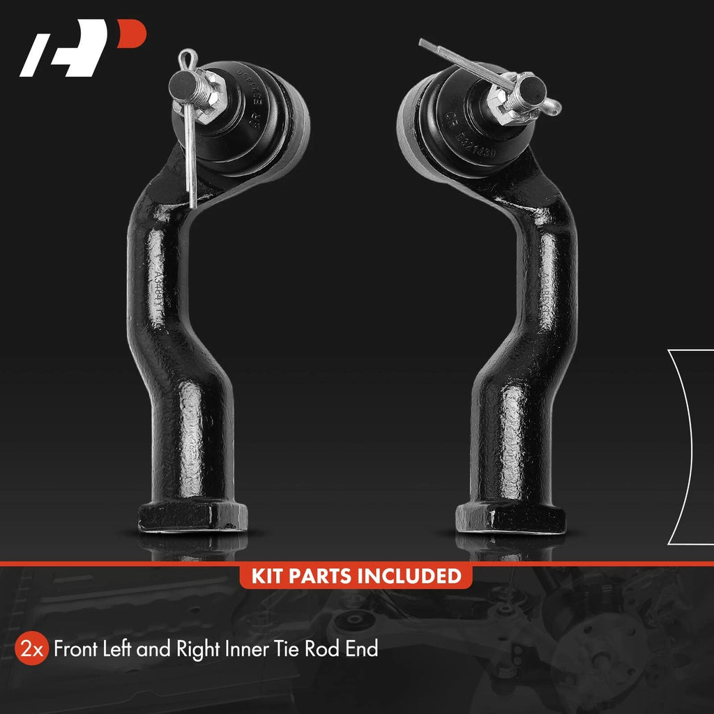 2X Front Inner Steering Tie Rod End for Kia Sportage (1995-2002)
