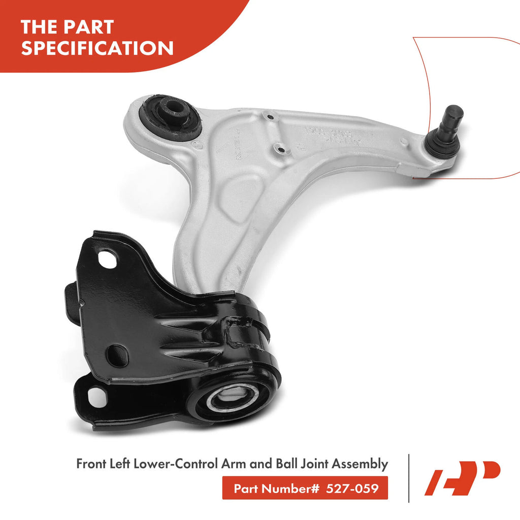 2X Front Lower Control Arm with Ball Joint for Ford Edge (2007-2014)