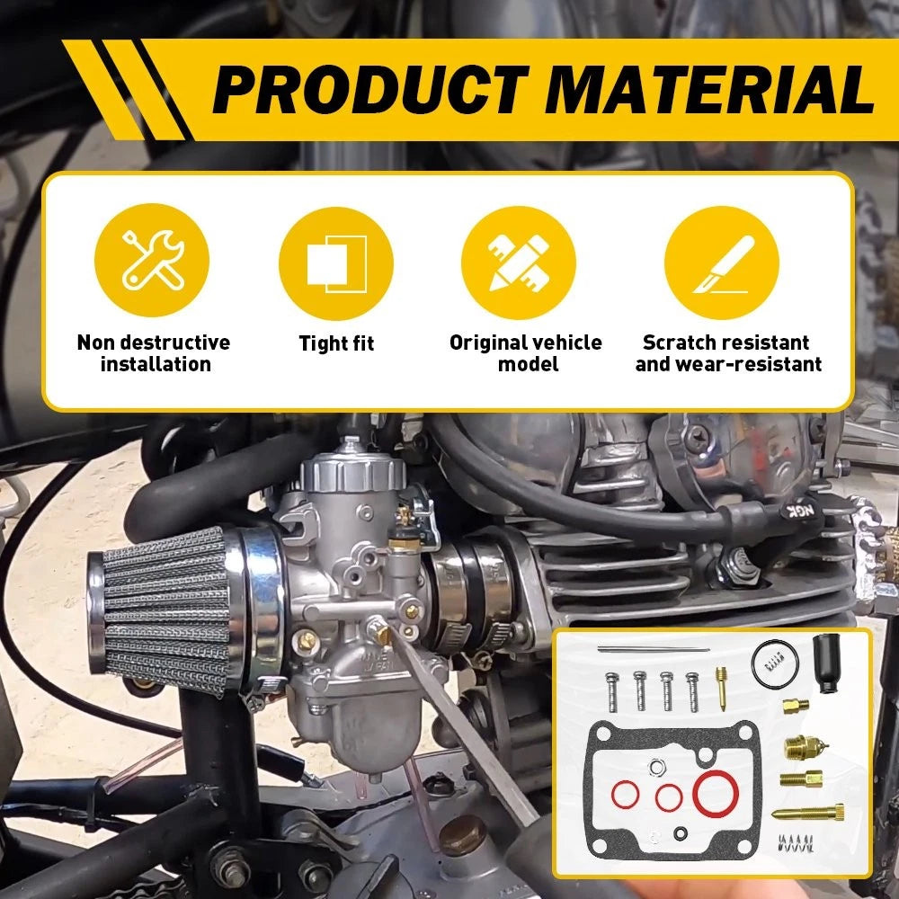 Carburetor Rebuild Kit for Mikuni VM32 VM34 (Gasket Seal Repair)