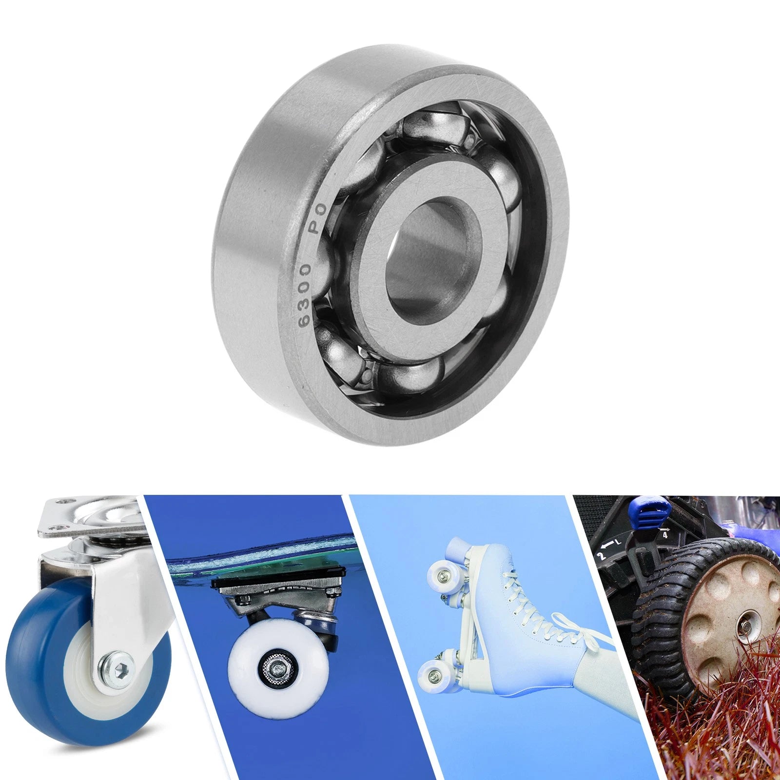 Deep Groove Ball Bearing 10x35x11mm for Scooter Skateboard (P0)