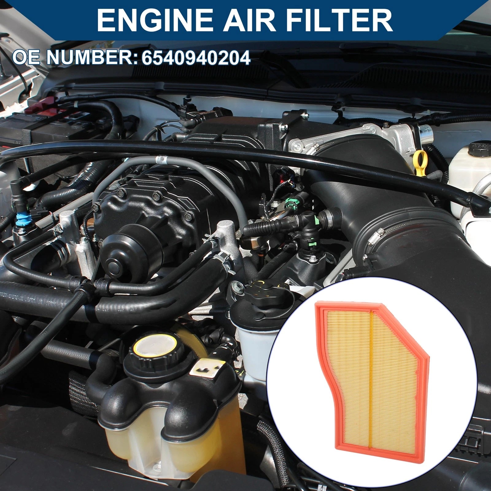 Engine Air Filter No. 6540940204 for Mercedes-Benz GLB247 GLB200d (2019)