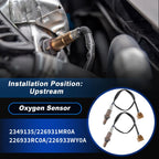 2X Upstream Oxygen Sensor for Nissan Quest V6-3.5 (2012–2014) 2349135
