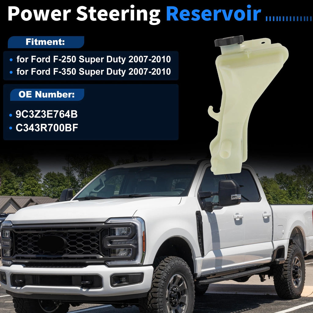 Power Steering Pump Reservoir Tank for Ford F-250 Super Duty (2007–2010) No. 9C3Z3E764B