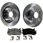 Front Rotor and Pad Set for Chevrolet Silverado 1500 GMC Sierra 1500 Tahoe