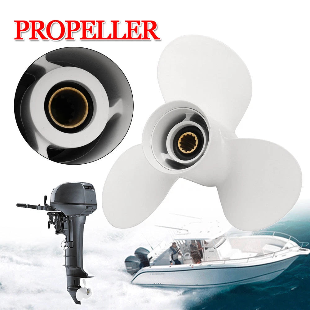 11 3/8x12-G Aluminum Outboard Propeller for Yamaha 40/50/60HP (F30B)