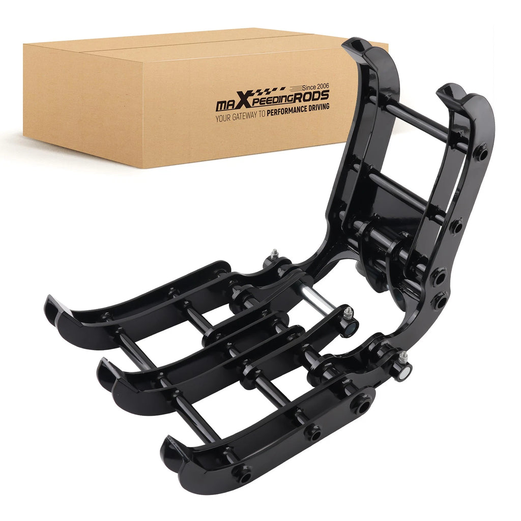 Black Steel Grapple for Mini Excavator (0.8T–1.8T)