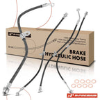 Set of 4 Brake Hydraulic Hoses for Honda Civic (2017–2021) Hatchback