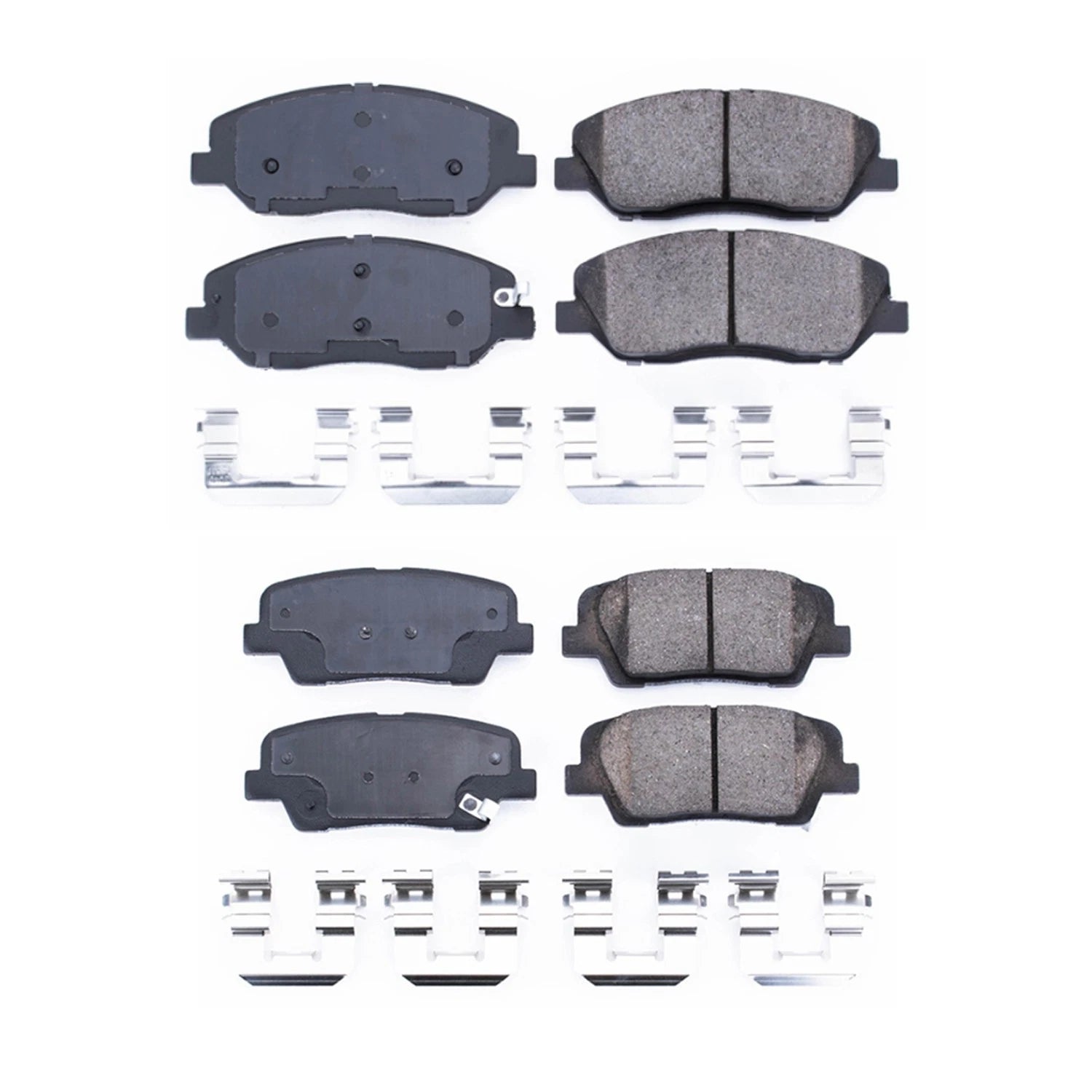PowerStop Front & Rear Carbon Fiber Ceramic Brake Pads Kit for Sedona (2007–2014)