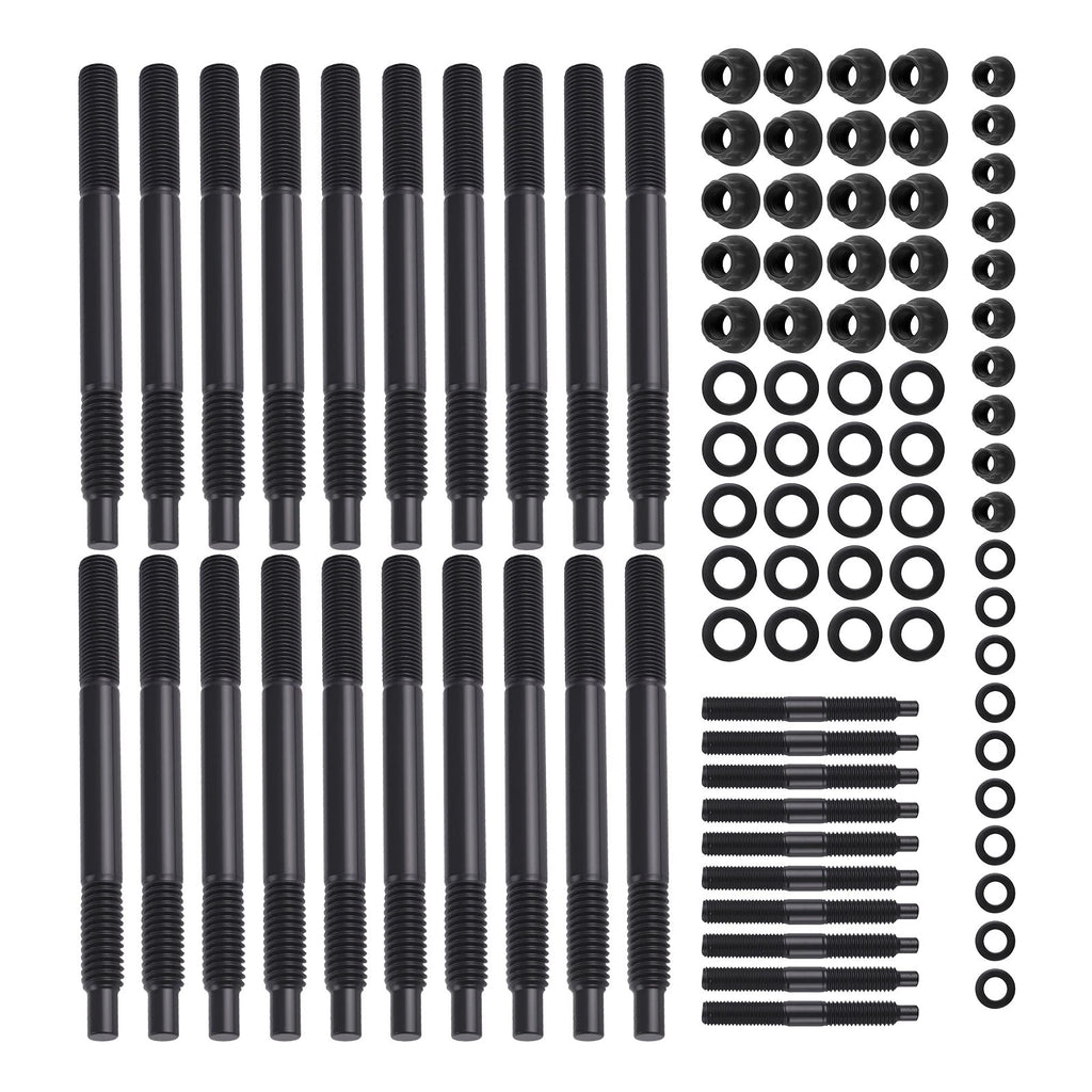 12-Point Cylinder Head Stud Kit & Nuts for Chevy Gen III/IV LS (2000–2023)