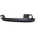 Replacement Black Matte Front Lower Bumper Valance w/o Molding Hole
