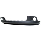 Replacement Black Matte Front Lower Bumper Valance w/o Molding Hole
