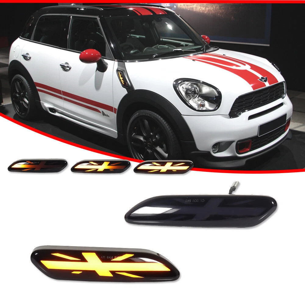 Amber LED Front Upgrade Side Marker Signal Light for MINI Cooper R60 R61