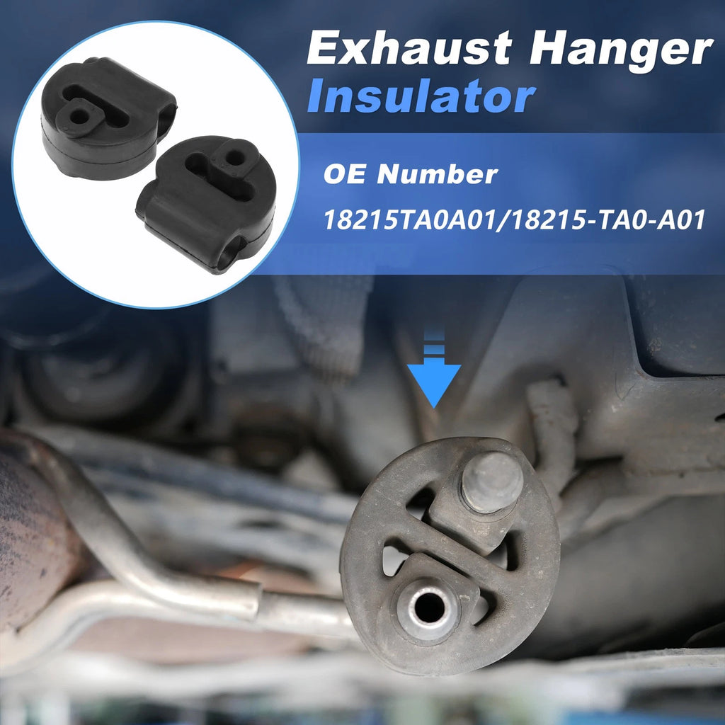 Exhaust Pipe Mount Hanger Insulator for Honda Accord Civic CR-V (2003–2021) 18215-TA0-A01