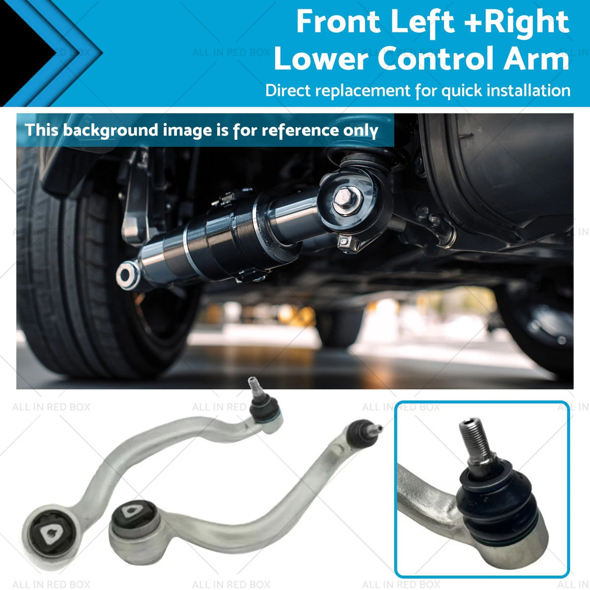 2X Lower Control Arm for BMW X5 X6 E70 E71 (2007–2013) CB14354