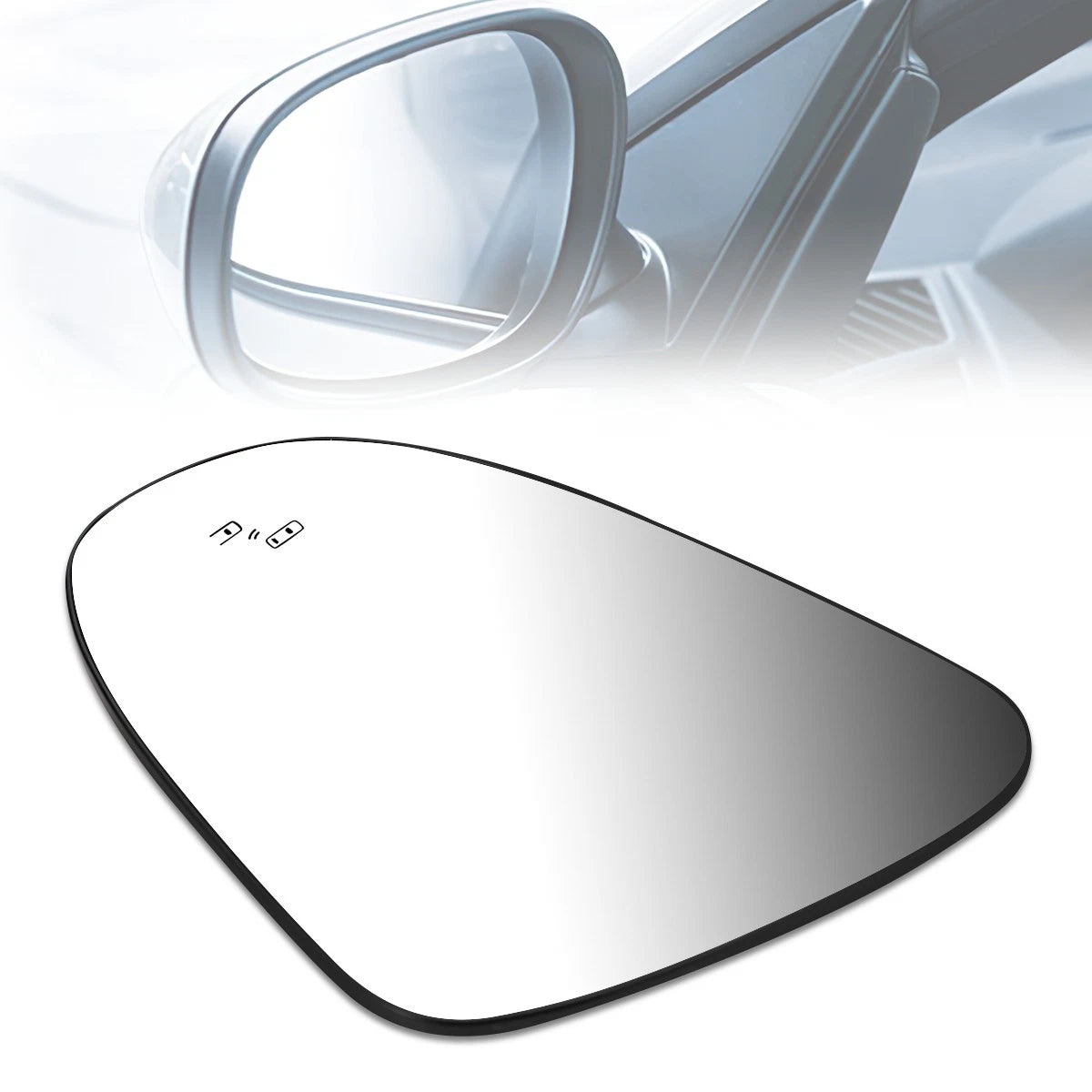 Powered Heated Side Door Mirror Glass for Toyota CHR (2018–2021)