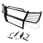 Matte Honeycomb Mesh Front Bumper Grille with LED DRL for Dodge Ram 1500-3500 (2006–2009)