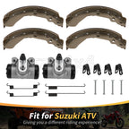 Front Brake Wheel Cylinders & Shoes for Suzuki KingQuad 300 4x4 (1999–2001)